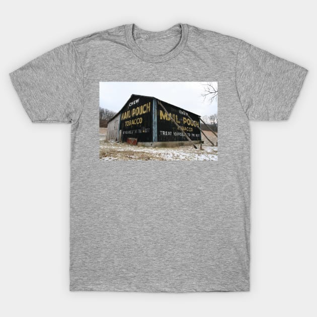 Mail Pouch Barn - West Virginia, USA T-Shirt by searchlight